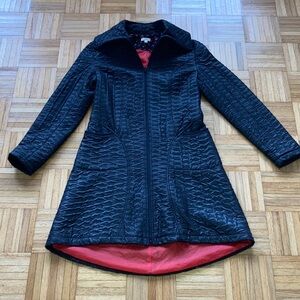 Bellanatur Elegant Black Quilted Women's Coat S NWOT
